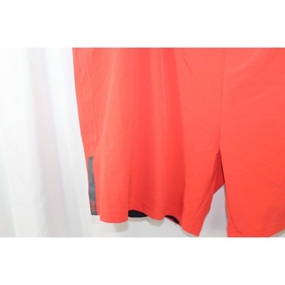 NWT Rhone Mens Orange Blue Lined 6'' Swift Shorts‎ Gym Running XXL - Picture 3 of 5